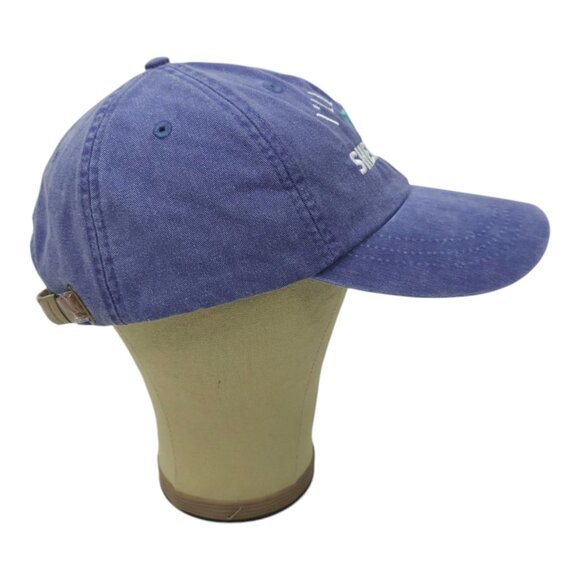 Adams Ill Bring The Shenanigans Leather Tuck Strap Cap Cool Crown Baseball Hat - Picture 12 of 14